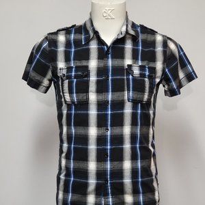 Men's Short-Sleeved Collared Shirt